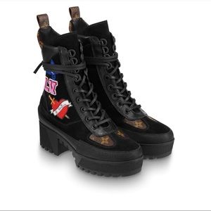 Louis Vuitton Desert Platform Boots.